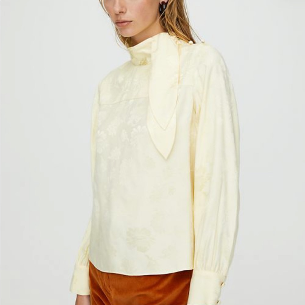 Wilfred Cecile Blouse - BNWT M - Butter Yellow